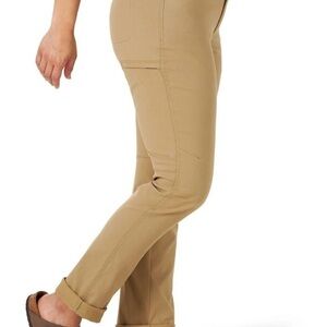Brand new w/tags wrangler tan utility pants! size 8 comfort and durability